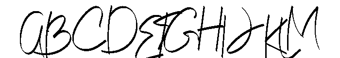 AriallyRegular Font UPPERCASE