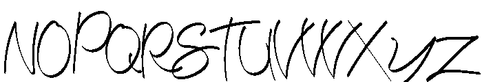 AriallyRegular Font UPPERCASE