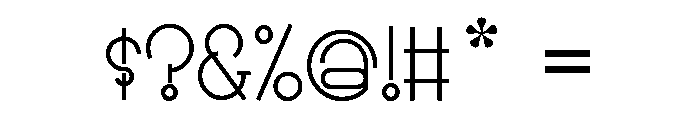 Arian Geralde Font OTHER CHARS