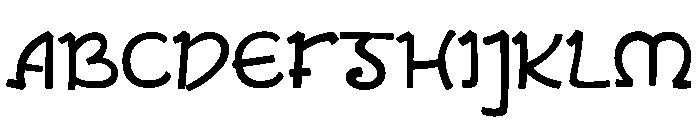 Ariel_Insular Font UPPERCASE