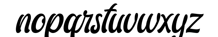 AriesthaScript Font LOWERCASE