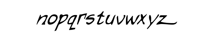 Arilon Condensed Italic Font LOWERCASE