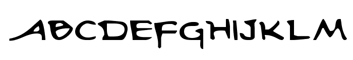 Arilon Expanded Font UPPERCASE