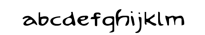 Arilon Expanded Font LOWERCASE