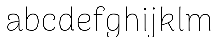 Arima Koshi Thin Font LOWERCASE