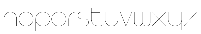 Arista Pro Trial Hairline Font LOWERCASE