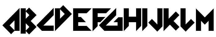 Arkanoid Solid Font LOWERCASE