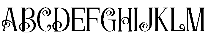Arloyn Courley Font UPPERCASE