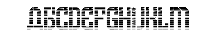 Armenia Gradient Regular Font LOWERCASE