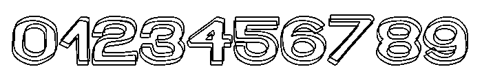 Armenian Outlines Font OTHER CHARS