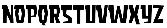 Armstrong Tilted Font UPPERCASE