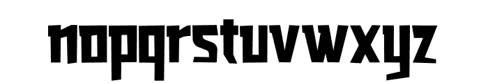 Armstrong Tilted Font LOWERCASE