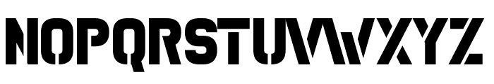 Army Buster Font LOWERCASE