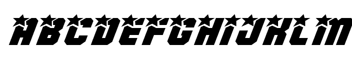 Army Rangers Expanded Italic Font UPPERCASE