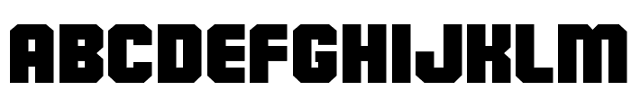 Army Rangers Expanded Font LOWERCASE