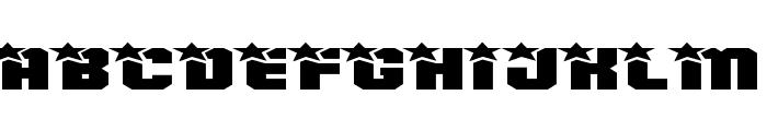 Army Rangers Regular Super-Expanded Font UPPERCASE