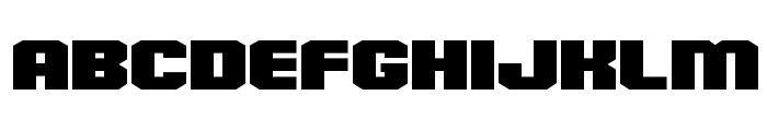 Army Rangers Regular Super-Expanded Font LOWERCASE