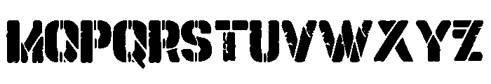 Army of Death Font UPPERCASE