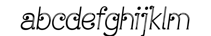 ArnoiaDisplay-Italic Font LOWERCASE