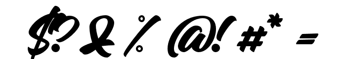 Arnolde Script PERSONAL USE Regular Font OTHER CHARS