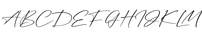 Arolse Belmonteria Script Font UPPERCASE