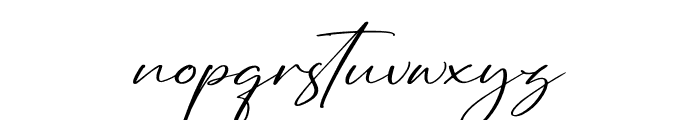 Arolse Belmonteria Script Font LOWERCASE