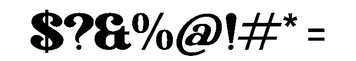 Aroma Vintage Font OTHER CHARS