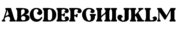 Aroma Vintage Font UPPERCASE