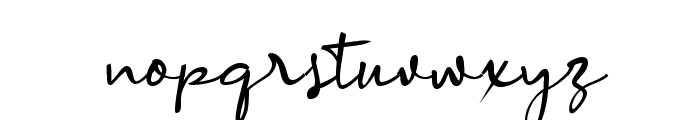 Arrange Signature Font LOWERCASE