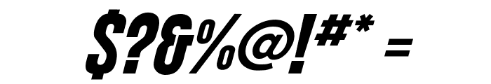 Arroyo Italic Font OTHER CHARS