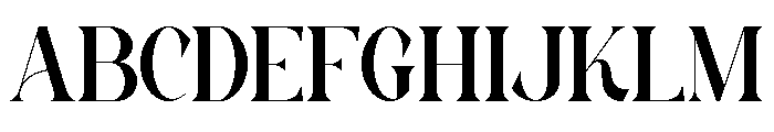 Arseky Font UPPERCASE