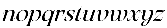 Arsenica Trial Italic Font LOWERCASE