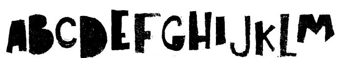 Art Post black Font UPPERCASE