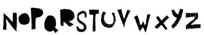 Art Post black Font LOWERCASE
