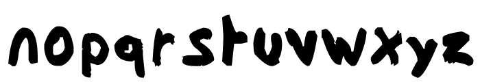 Art4Symbian Handwriting Font LOWERCASE