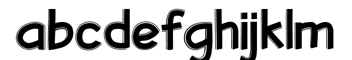 Artescratch-Regular Font LOWERCASE