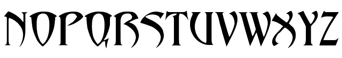 Arthur Gothic Font UPPERCASE