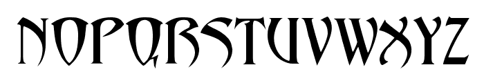 Arthur Gothic Font LOWERCASE