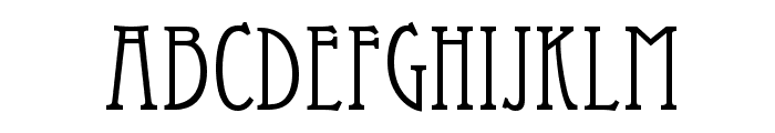 Artist-Modern Font UPPERCASE
