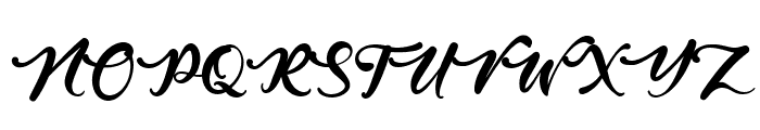 Artistic Calligraphy Font UPPERCASE