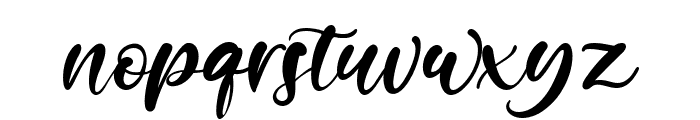 Artistic Calligraphy Font LOWERCASE