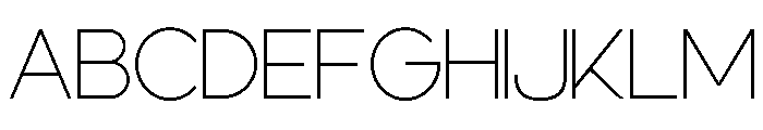 Artistry Thin Font