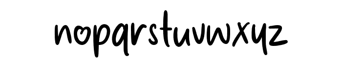 Artistry Valentino Font LOWERCASE