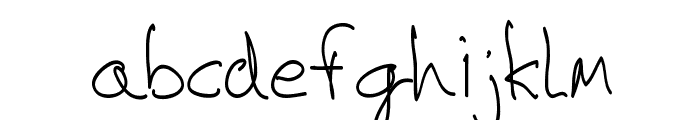 Artskyd Hand Font LOWERCASE