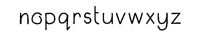 Artsy Cat Regular Regular Font LOWERCASE