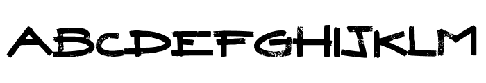 Artsytechra Font UPPERCASE