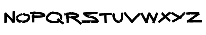 Artsytechra Font UPPERCASE