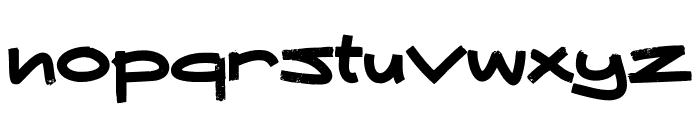 Artsytechra Font LOWERCASE