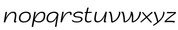 Arturo Trial ExtraLight Italic Font LOWERCASE