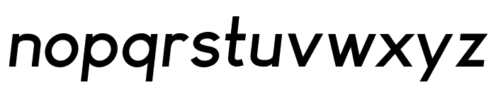 Arvin Bold Italic Font LOWERCASE